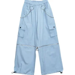 LISTEN FLAVOR 2-Way Ring Chain Wide Pants