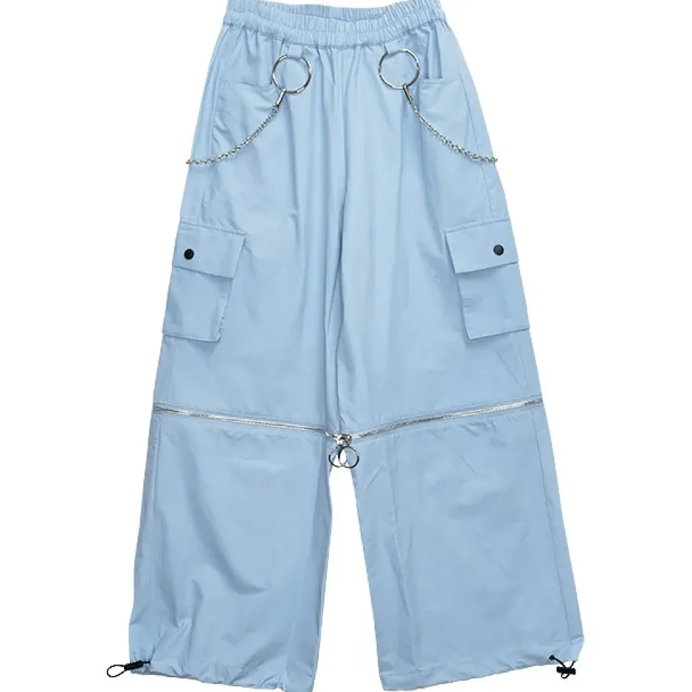 LISTEN FLAVOR 2-Way Ring Chain Wide Pants