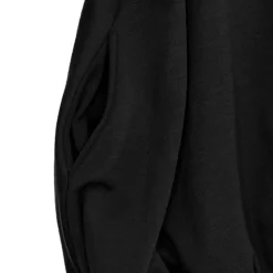 LISTEN FLAVOR x A.YAMI Half Zip Hoodie Black