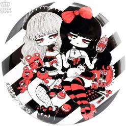 LISTEN FLAVOR x Shiu Yoshijima Poison Lily Collab Pin Badge