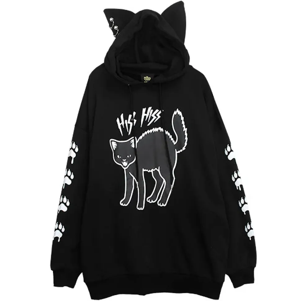 LISTEN FLAVOR Yannoka Step Nekomimi Hoodie