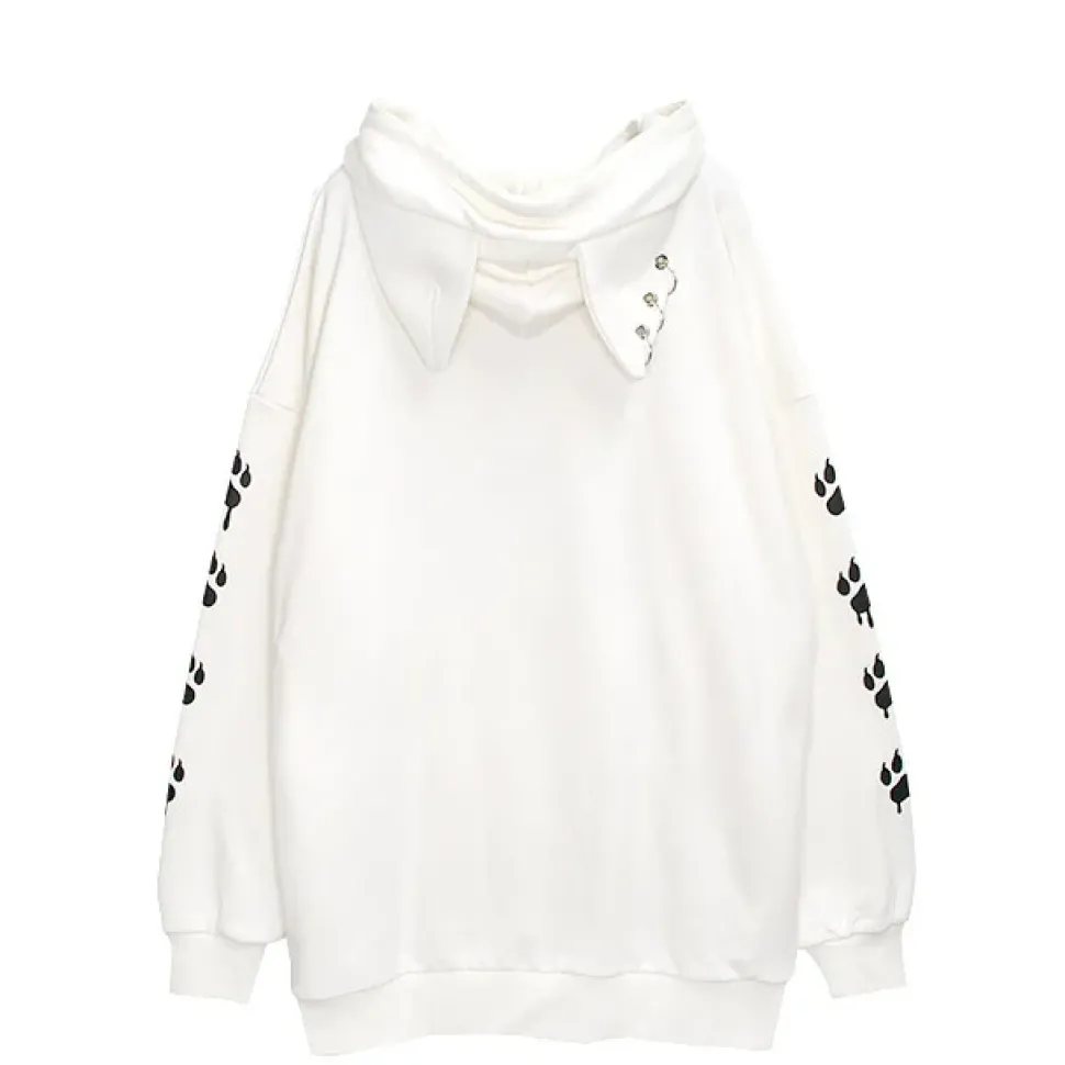 LISTEN FLAVOR Yannoka Step Nekomimi Hoodie