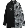 LISTEN FLAVOR Yannoka Step Black Cat 2-Way Shirt