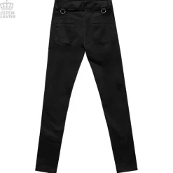 LISTEN FLAVOR Zip Skinny Pants w/ Suspenders