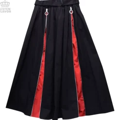 LISTEN FLAVOR Zipper Detail Long Skirt