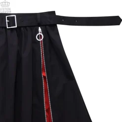 LISTEN FLAVOR Zipper Detail Long Skirt