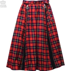 LISTEN FLAVOR Zipper Detail Long Skirt