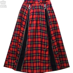 LISTEN FLAVOR Zipper Detail Long Skirt