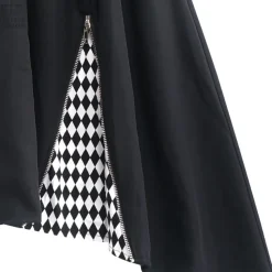 LISTEN FLAVOR Zippered Hem Line Skirt