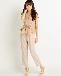 LIZ LISA Check Pattern Jumpsuit
