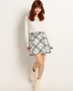 LIZ LISA Classic Plaid Skirt