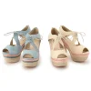 LIZ LISA Colorful Jute Sandals
