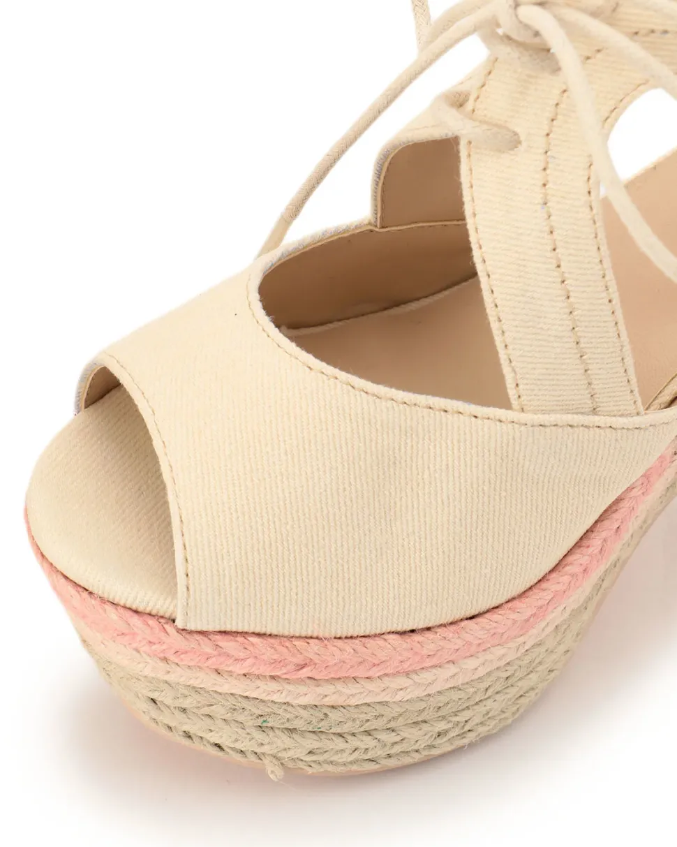 LIZ LISA Colorful Jute Sandals