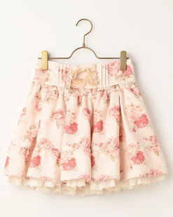 LIZ LISA Dot Floral Sukapan Skirt