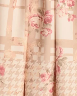 LIZ LISA Flower Check Pattern Pinafore Dress