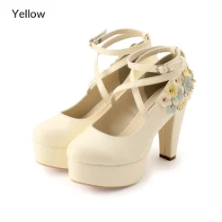 LIZ LISA Flower Motif Pumps