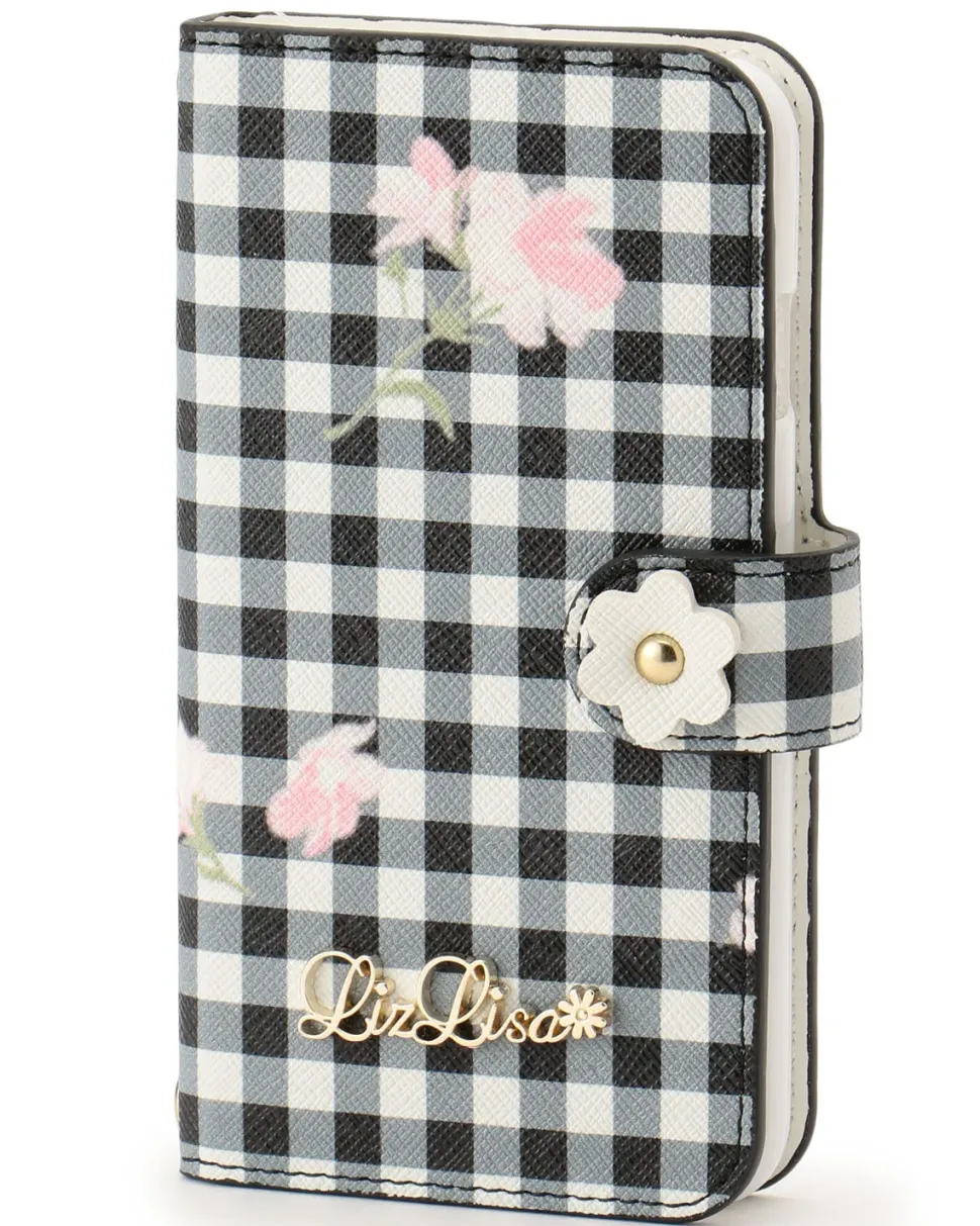 LIZ LISA Gingham Flower iPhone Case