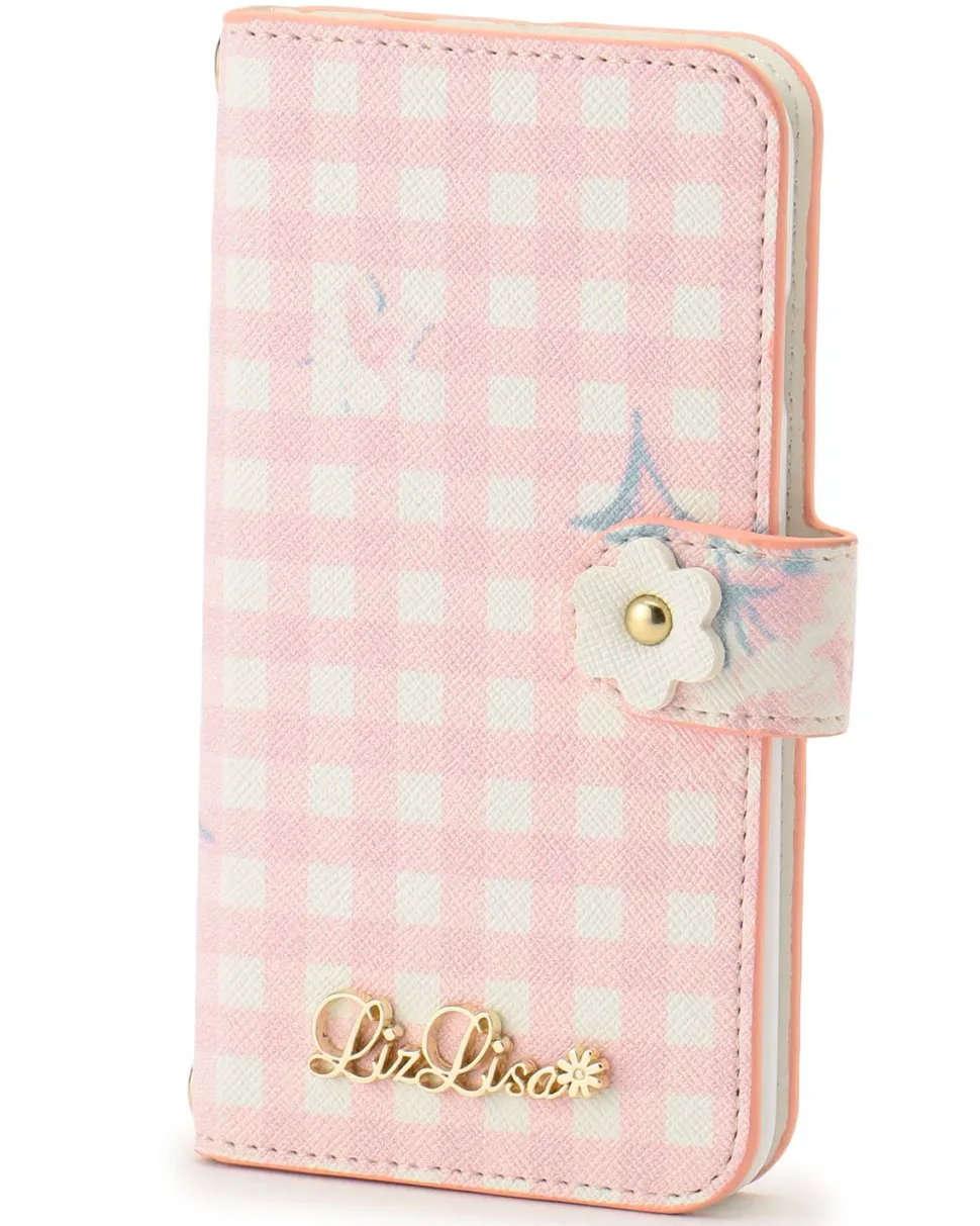 LIZ LISA Gingham Flower iPhone Case
