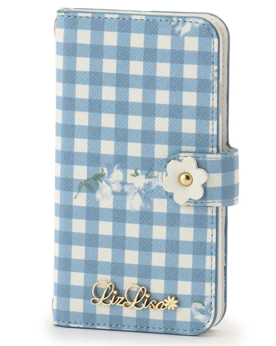 LIZ LISA Gingham Flower iPhone Case