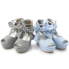 LIZ LISA Gingham Wedge Sandals