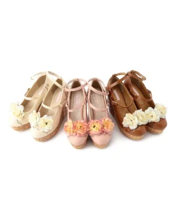 LIZ LISA Rose Wedge Pumps