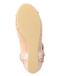 LIZ LISA Rose Wedge Pumps