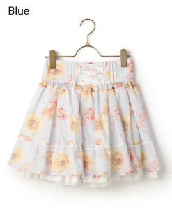LIZ LISA Sunflower & Parfait Sukapan Skirt