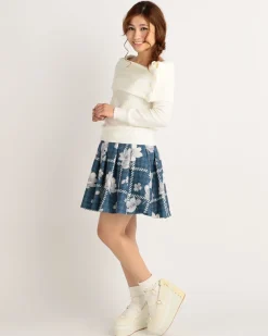 LIZ LISA Velour Lace-Up Platform Shoes