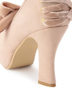 LIZ LISA Velour Ribbon Pumps