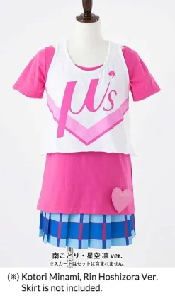 Love Live! Happy Maker! Kotori/Rin T-Shirt Cosplay Set