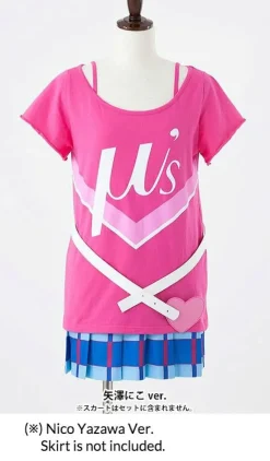 Love Live! Happy Maker! Nico/Maki T-Shirt Cosplay Set