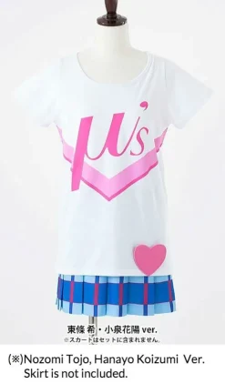 Love Live! Happy Maker! Umi/Eli/Nozomi/Hanayo T-Shirt Cosplay Set