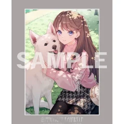 Love Live! Hasu no Sora Jogakuin School Idol Club Foil-stamped 104th Class Memorial Chara Fine Mat Ver.Connect Girls