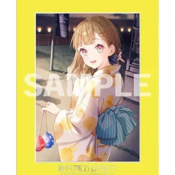 Love Live! Hasu no Sora Jogakuin School Idol Club Foil-stamped 104th Class Memorial Chara Fine Mat Ver.Connect Girls