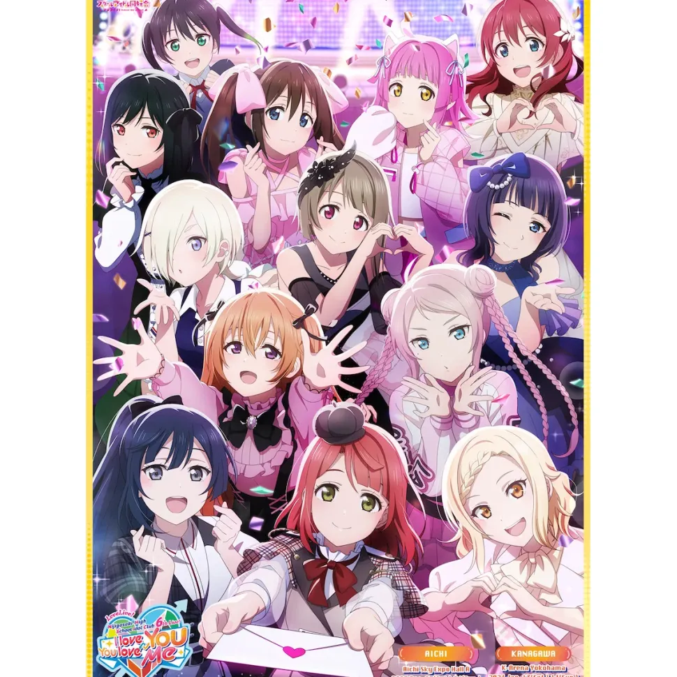 Love Live! Nijigasaki High School Idol Club 6th Live! I Love You ⇆ You Love Me B2-Size Poster
