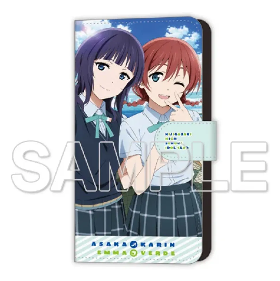 Love Live! Nijigasaki High School Idol Club Karin Asaka & Emma Verde Notebook-Style Smartphone Case
