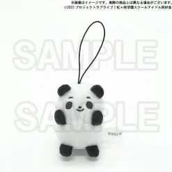 Love Live! Nijigasaki High School Idol Club Nijigasaki High School Store Official Memorial Item TV Animation 2nd Season Vol. 4: Matching Panda Keychain & DiverDiva Translucent Poster Set