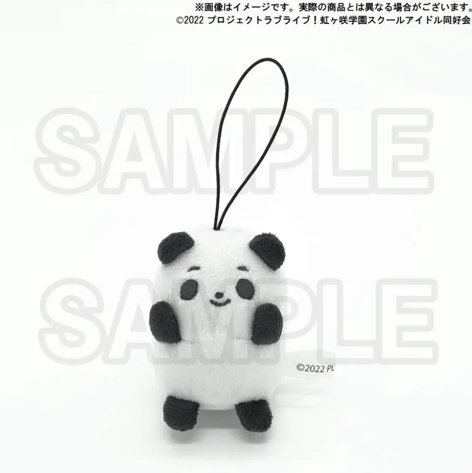 Love Live! Nijigasaki High School Idol Club Nijigasaki High School Store Official Memorial Item TV Animation 2nd Season Vol. 4: Matching Panda Keychain & DiverDiva Translucent Poster Set