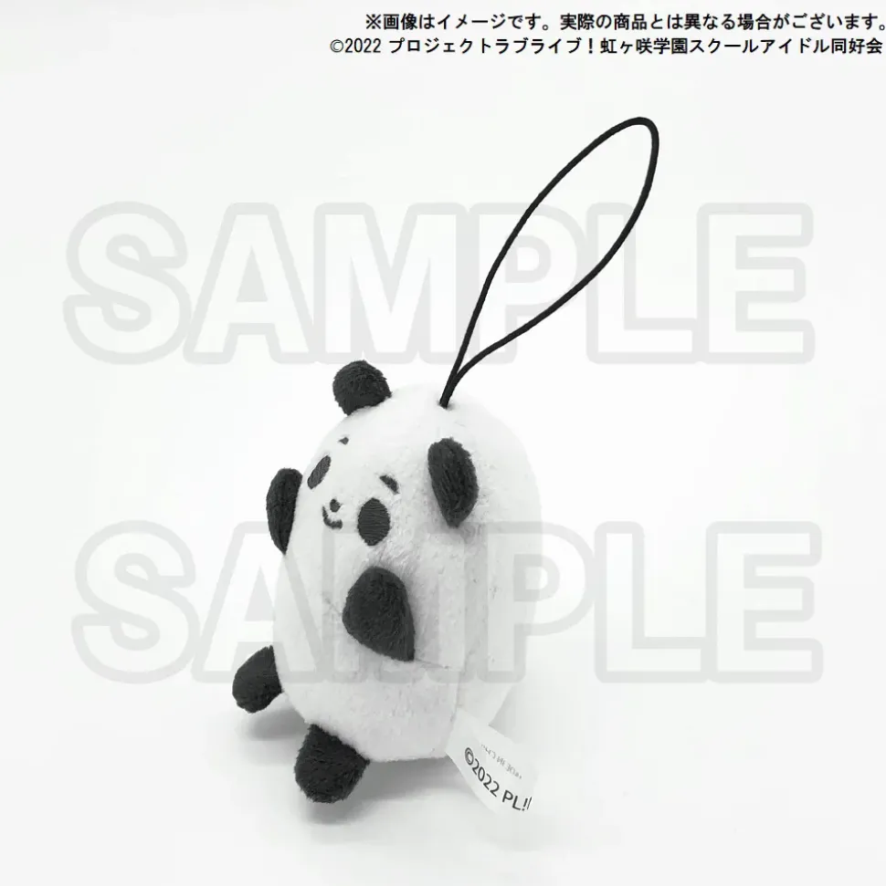 Love Live! Nijigasaki High School Idol Club Nijigasaki High School Store Official Memorial Item TV Animation 2nd Season Vol. 4: Matching Panda Keychain & DiverDiva Translucent Poster Set