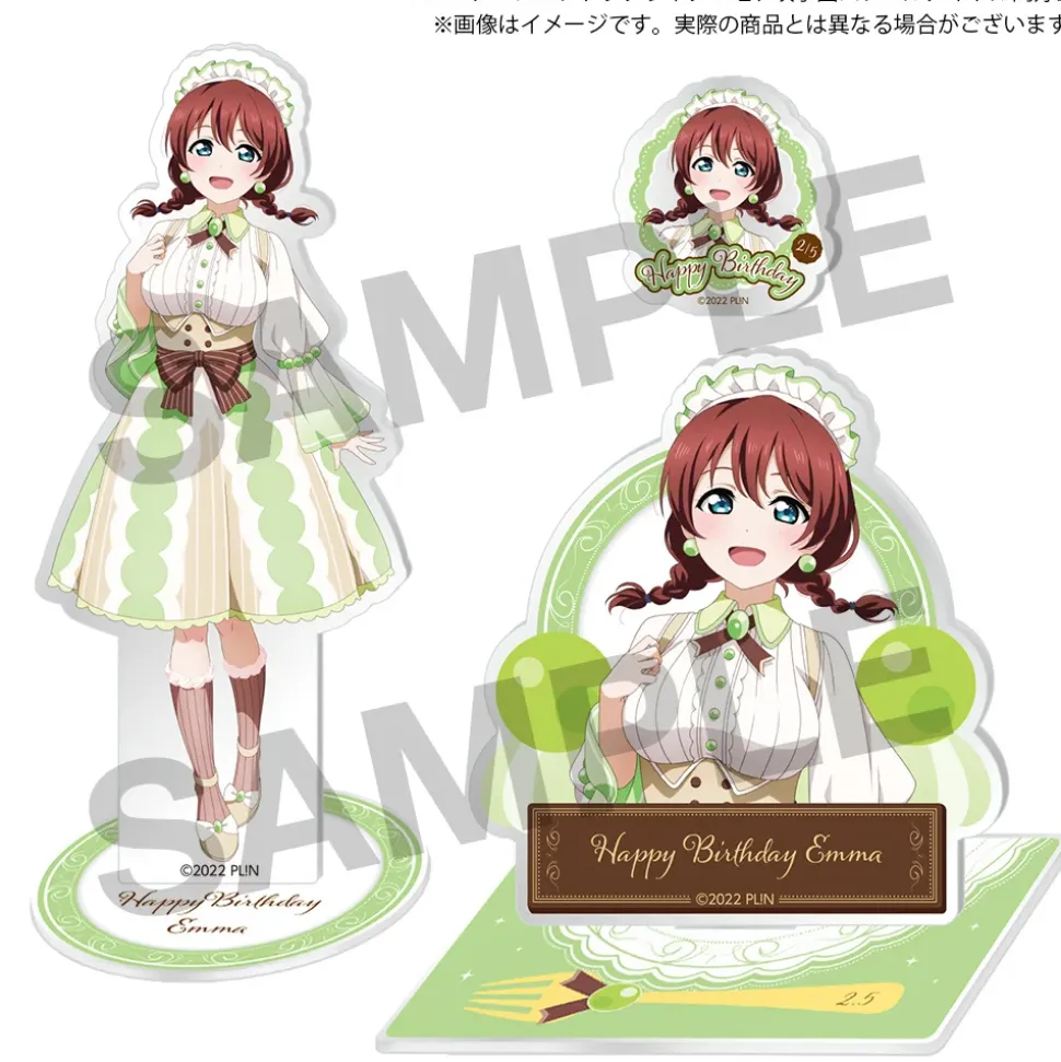Love Live! Nijigasaki High School Idol Club Nijigasaki High School Store Birthday Present 2024 Emma Verde Celebration Set