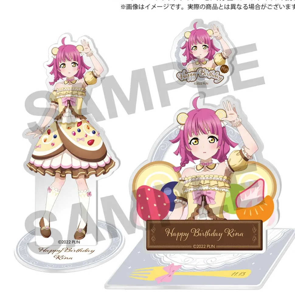 Love Live! Nijigasaki High School Idol Club Nijigasaki High School Store Birthday Present 2024 Rina Tennoji Celebration Set