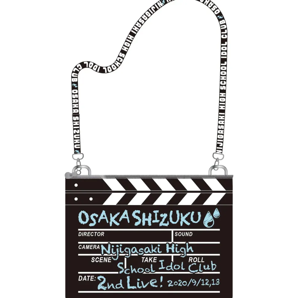 Love Live! Nijigasaki High School Idol Club 2nd Live! Shizuku Osaka Clapboard Sacoche
