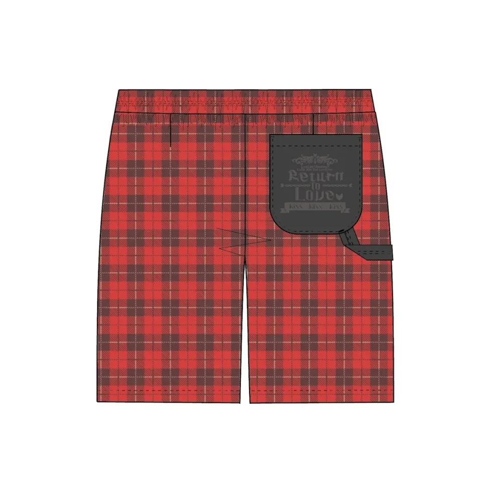 Love Live! Sunshine!! Guilty Kiss 2nd LoveLive! ~Return To Love ♡ Kiss Kiss Kiss~ Checkered Pattern Shorts