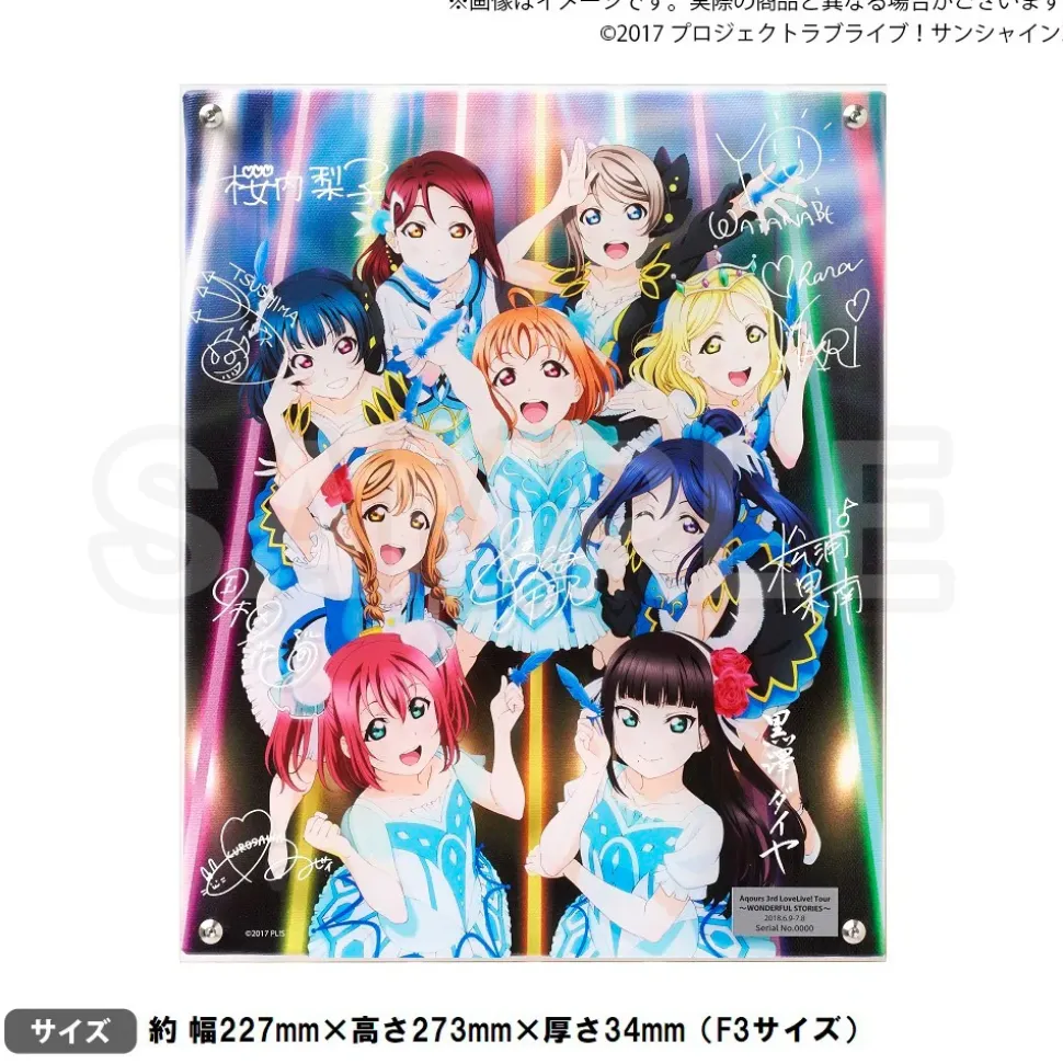 Love Live! Sunshine!! Uranohoshi Girls High School Store Layered Graph® Aqours 3rd LoveLive! Tour ~WONDERFUL STORIES~