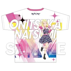 Love Live! Superstar!! Full Graphic T-shirt Music-Talk-Teamwork! Prime Adventure!! Ver. Natsumi Onitsuka