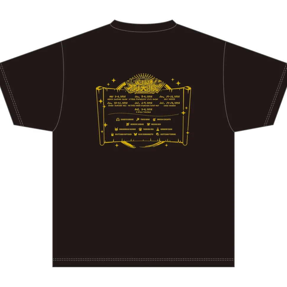 Love Live! Superstar!! Liella! UNIT LIVE & FAN Meeting Tour MUSIC, TALK & TEAMWORK! Prime Adventure!! T-shirt (Re-run)