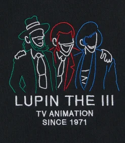 Lupin the Third Black Trio Hoodie