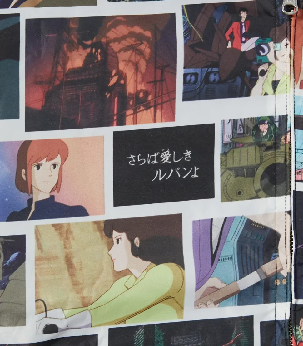 Lupin the Third Saraba Itoshiki Lupin yo Black Reversible Jacket