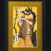 Lupin the Third Ukiyoe Woodblook Print - Inspector Zenigata