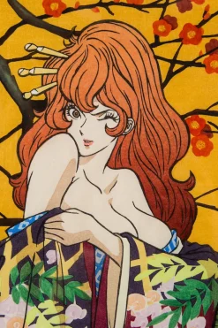 Lupin the Third Ukiyoe Woodblook Print - Fujiko Mine